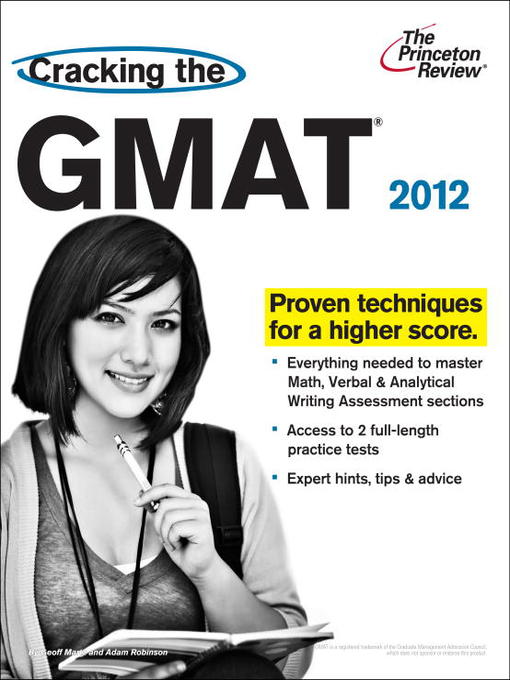 Title details for Cracking the GMAT, 2012 Edition by Princeton Review - Available
